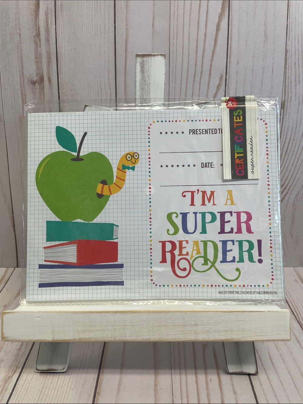 I'm a Super Reader Student Award Certificate Teacher Set 24 Paper Reward NEW